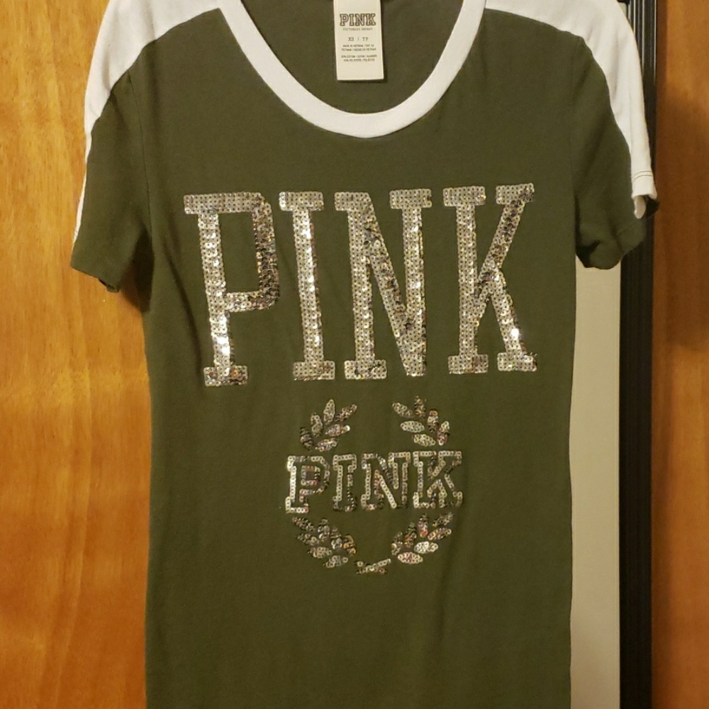 Pink bling tshirt
